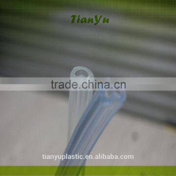 half round tube transparent pvc rubber strip for machine