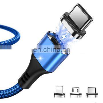 2020 Amazon Popular Micro USB Cable Mobile Phone Type-C IOS and 5V 3A Fast Charging USB Nylon Data Cable Transferring Charger photo-3