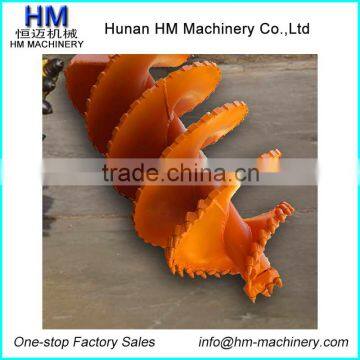Double Cut Double Carry Conical Auger For Bauer Rotary Drilling Rig