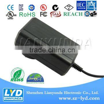 For Car Alarm System Adapter Black/white 12V 2A Power Adapter Supply China With ROHS CE GS PSE Certification photo-2