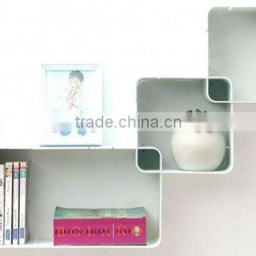 3 cubes DIY bookcase / CD Wall Display Racks / Wall Metal CD Racks A3001