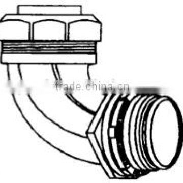 Zinc liquid tight connector, 90angle type