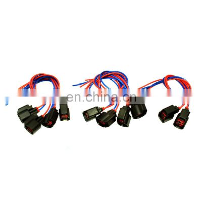 Free Shipping!10Pcs EV6 EV14 Fuel Injector Connector Pigtail Wire FOR Dodge LS2 LS3 GM Ford