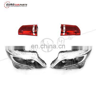 V class w447 VITO V250L V260L LED headlamp and tail light for w447 V260 V250 VITO LED tail lamp head lights for V class