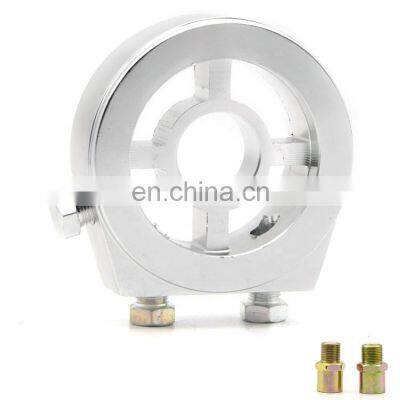Auto Modification Accessories Universal Racing Car Modification Oil Cooler Mounting Adapter Base Single Cake Oil Handle