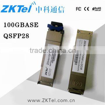 100Gb/s QSFP28 ER4 LC 30KM CWDM&APD CISCO/HUAWEI/HP Compatible Commercial Temperature FTTH Optical Module