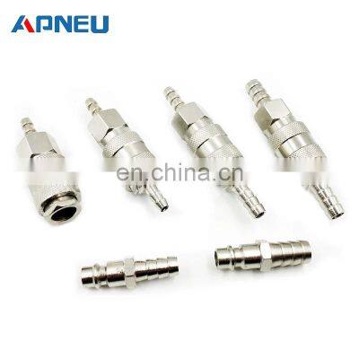 European Standard EU Euro Type Pneumatic Fitting Quick Coupling Connector Coupler For Air Compressor 6mm 8mm 10mm Hose Barb photo-2