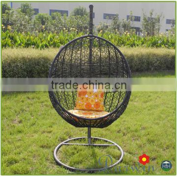 Used hotel furniture garden iron swing egg chair for sale