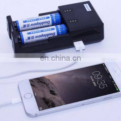 Smart Mini Power Bank Charging Fast Charge 1.2v Nimh 3.7v li Ion Universal Rechargeable Battery Charger With US EU UK AU Plug