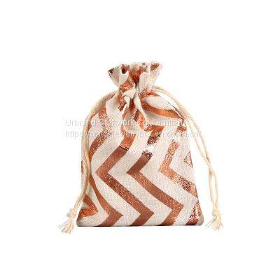 Christmas Gift Bundle Pocket Cotton Drawstring Candy Packaging Bag Halloween Gift Bag Christmas Decoration Bag photo-4