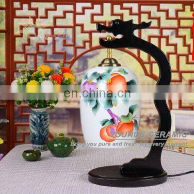 Retail And Wholesale Traditional Thin China Egg Shell Porcelain Table Lamps Amp for Hotel Made in Jingdezhen photo-3