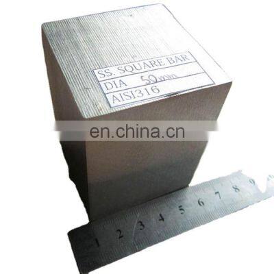 High quality Square Rod 316 303 304 303Cu 420F stainless steel square bar supplier