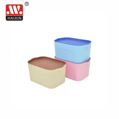 Home Organizer Multi Purpose Large Colorful Container Plastic Storage Box With Lids bin