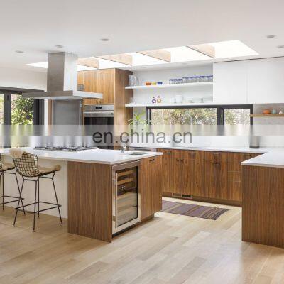 modern modular designs melamine kitchen cabinet cocina