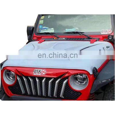 2018-2021 angry Hood Bonnet Car Offroad 4x4 Auto Accessories Car Hood for jeep wrangler JL JT