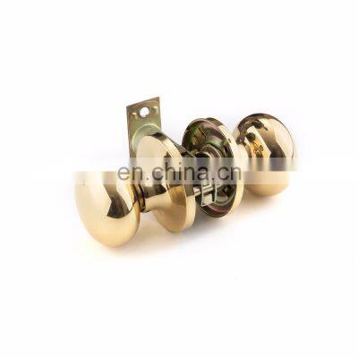 Gold Egg Toilet Passage Door Knob Keyless Lock for the Home Security photo-3
