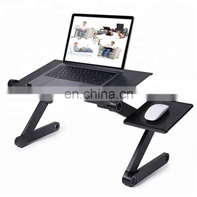 360 Degree Adjustable Portable Home Office Notebook PC Laptop Computer Desk Folding Table Stand with Mouse Pad