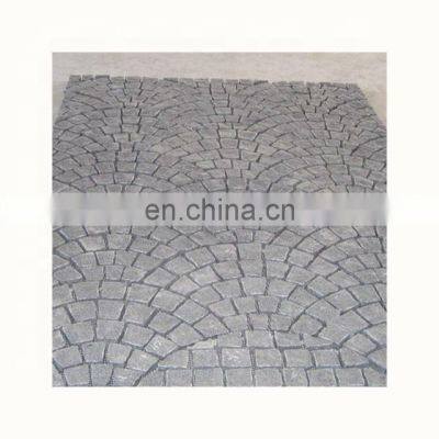 Black granite parking curb stone from China stone factory