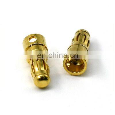 Wholesale Drum spring copper terminals connector high current connector 3.5 banana jack socket plug male female pin