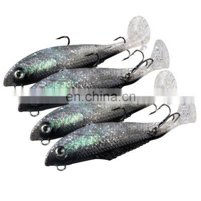 JOHNCOO Bait Fish Lure 12g 15g Jig Soft Body Saltwater Bass Fishing Lures Soft Lead Lure photo-5