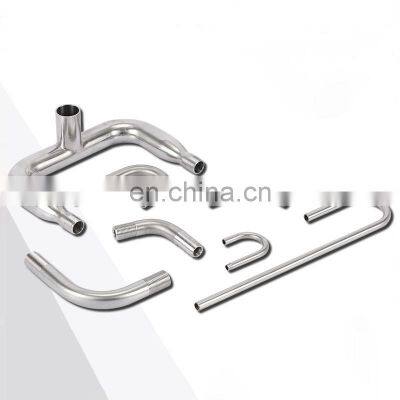 Custom Aluminum Connector Barb Hose Medical Control Hardware Stainless Steel Machining U Bending 180 Degree Bending U Shape Hose photo-3
