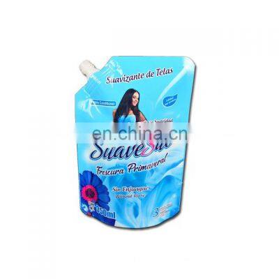 plastic material doypack spout pouch liquid laundry detergent packing