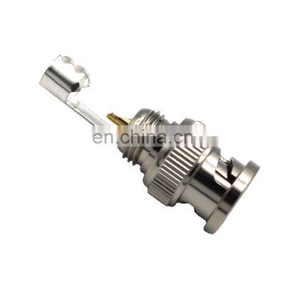 Conector de Husillo Externo CCTV Coaxial de Radiofrecuencia, Rg59 RG6 Rg179, 50 Ohm y 75ohm, Conector Coaxial CCTV, 3G photo-3