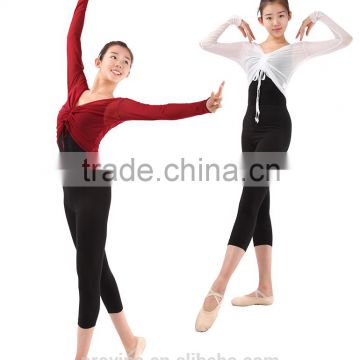 (WE01098) Dance Mesh Tops, Ballet Warm Up, Dance Warm Up