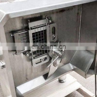 China Factory Custom Cheap Frozen Meat Dicing Machine Meat Cube Cutter Frozen Meat Processing Machine for Sale photo-5