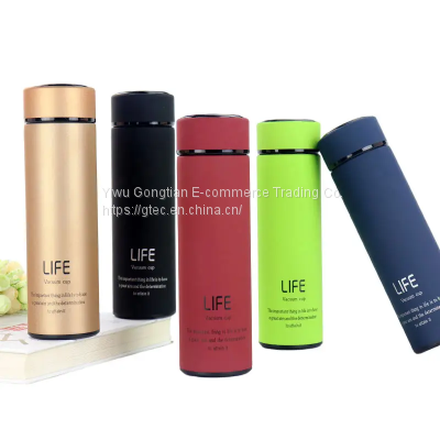 Custom Print Logo 500ml Life Double Walled Vaccum Insulated Stainless Steel Thermos Cup Coffee Mug Water Bottle photo-4