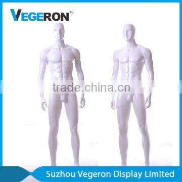 Glossy White Full Body Male Mannequin photo-6