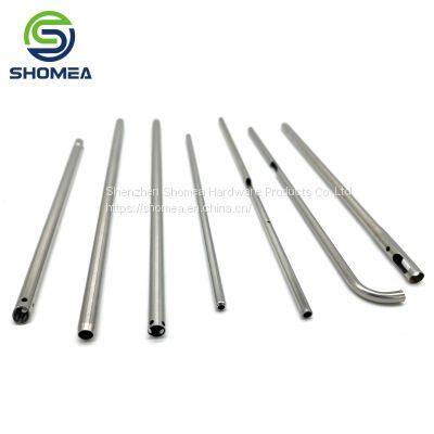 SHOMEA Customized Thin Wall Fluid Polishing Stainless Steel Optical instrument flash tubes