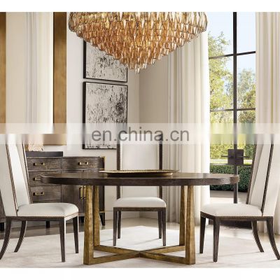 Luxury American-Designed Brass CHIARA SMOKE round Chandelier Modern LED Glass Tiered Kitchen & Living Room Lighting for Bedroom