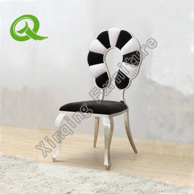 factory wholesale modern stainless steel luxury dinning room chairs