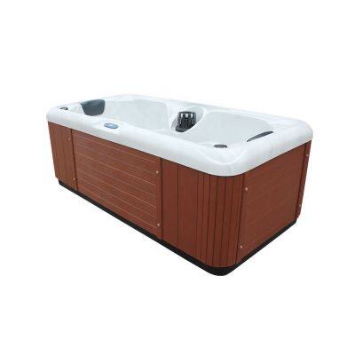 OEM Factory Price Hydro Massage Therapy 2 Person Whirlpool Bathtub Sanatorium Spa Tub