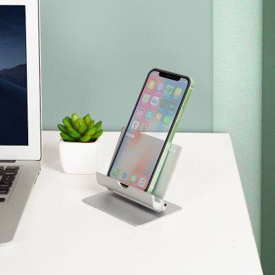 Custom Logo Aluminium Alloy Desc Flexible Lazy Arm Aluminum Plastic Cellphone Stand Mobile Phone Holder