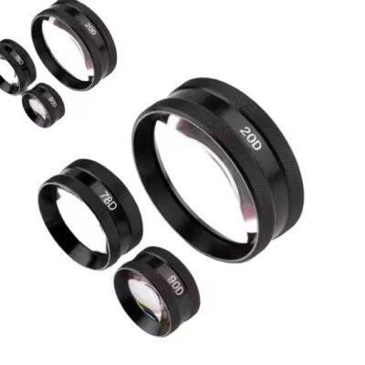 Fundus Vessel Check Double Slit Lamp Addon Retina Lens Aspheric Lenses 20D / 78D /90D Examination Ophthalmic Tools Diagnostic photo-5