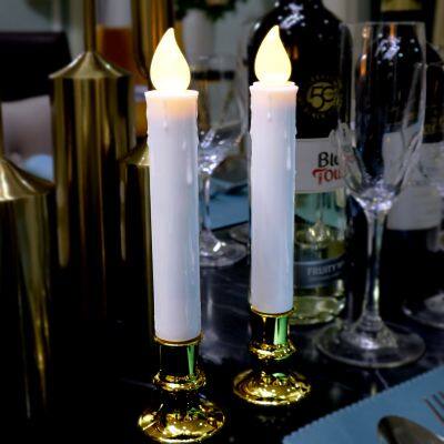 Professional Factory Supply Led Flameless Battery Long Household Electric Light Taper Candles photo-2