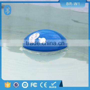 Professional mobile gadget pool waterproof floating high quality bluetooth speaker with led light