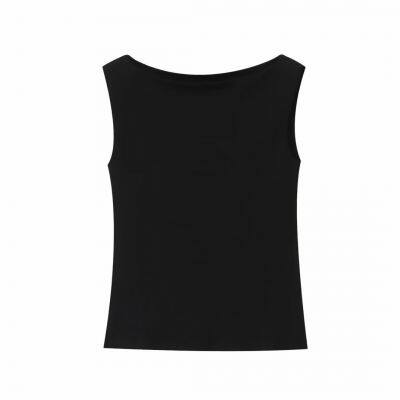 Slim fit and slimming short sleeveless vest T-shirt top for women, 25 new styles