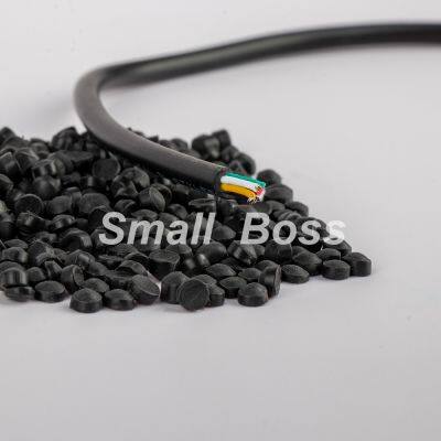 Material de revestimento de cabo PVC, partículas plásticas, granulos compostos, material macio, extrus?o de plástico para fios e cabos, pelotas compostas de PVC