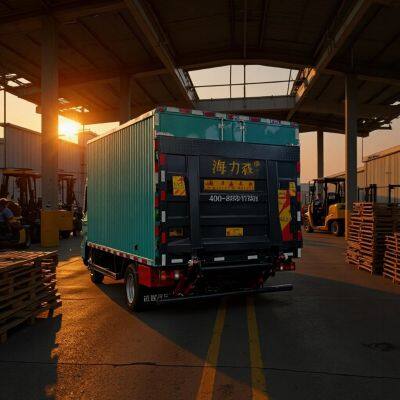 Car Tailboard Manufacturer 1T1.5T2T Truck Tailboard High Rail Lifting Tailboard Electric Hydraulic Tailboard photo-3