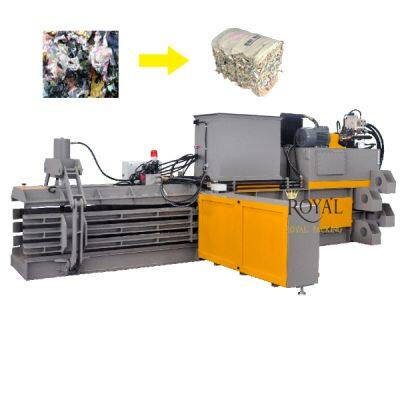 Continuous Feeding Paper Cardboard Baler - No Stop in Production, High Output for Large Volume Recycling