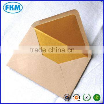 gold lined c6 kraft envelopes