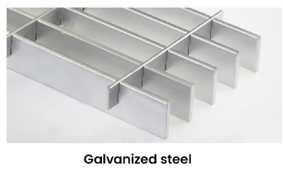 Ventilation Steps Steel Grating Suppliers Stainless Steel Expanded Metal Grating China 50X5 65X5 mm Bearing Bar Galvanised Perforated Grating