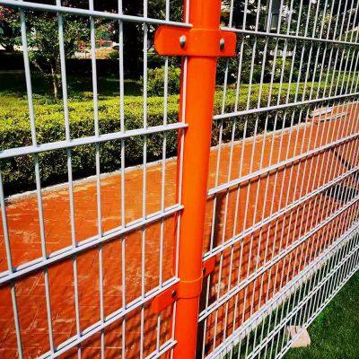 PVC Coated Double Wire Fence Green Black Color for Commercial Security