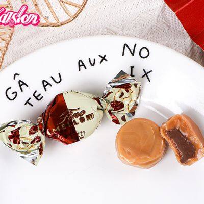 Apple Flavor/ Chocolate Filled Coffee Flavor Toffee Candy