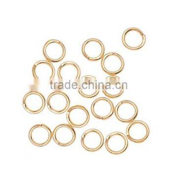 Wholesale Stainless Steel Jump Ring, 4mm 21 Gauge Open Jump Rings 22k Gold Plated