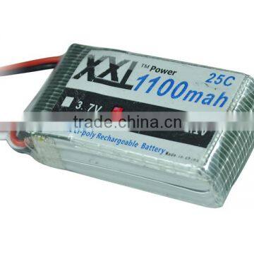 XXL 2S lithium lipo battery 1100mah 7.4V for Rc Drone Multi-rotor battery                        
                                                Quality Choice