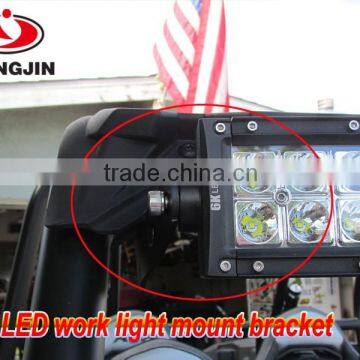 6KLED Custom Made for Polaris RZR XP1000 30" in Straight or Curved LED Light Upper Roll Bar Brackets Direct Fit - Pair